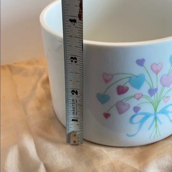 1987 FTDA glass heart bouquet trinket box with lid - Picture 9 of 10